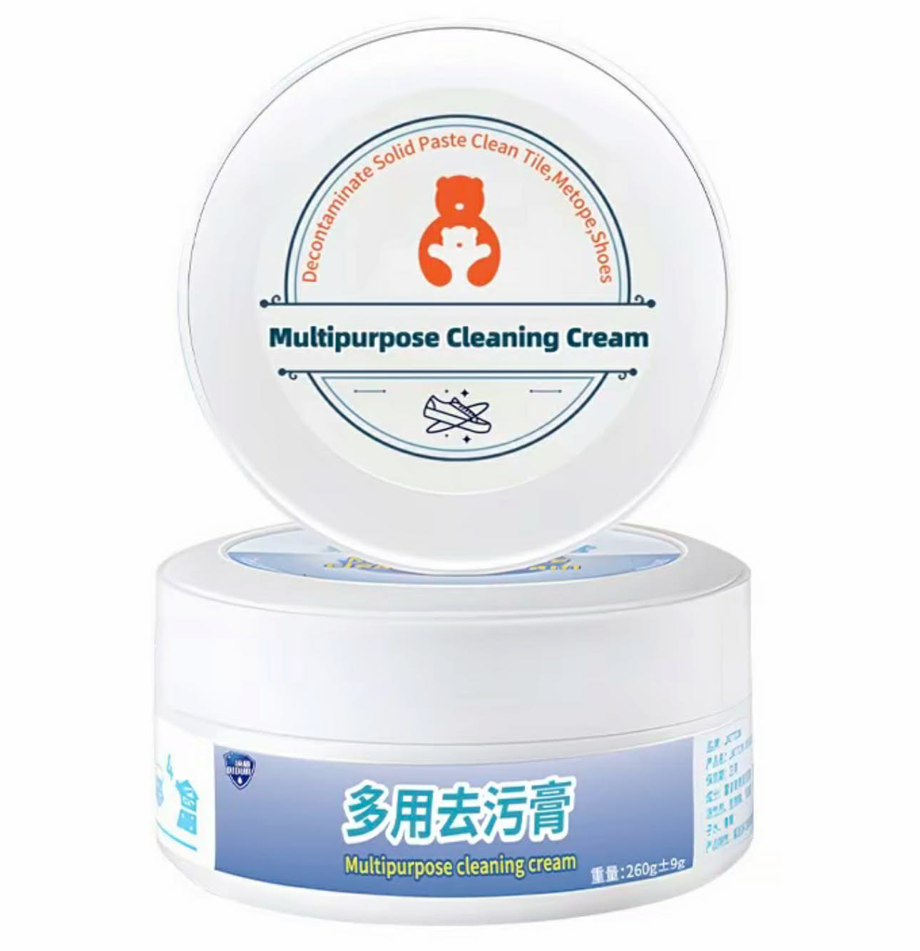 Multi-Purpose Cleaning Cream | Quick Clean w/ sponge