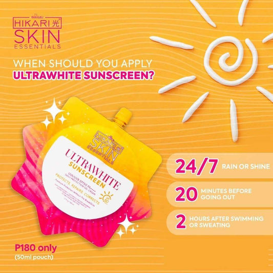 ULTRA WHITE SUNSCREEN by Hikari Skin Essentials | 50ml