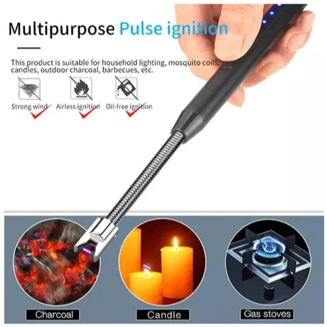 RECHARGEABLE KITCHEN LIGHTER | Electric/USB | Windproof LED Plasma Arc