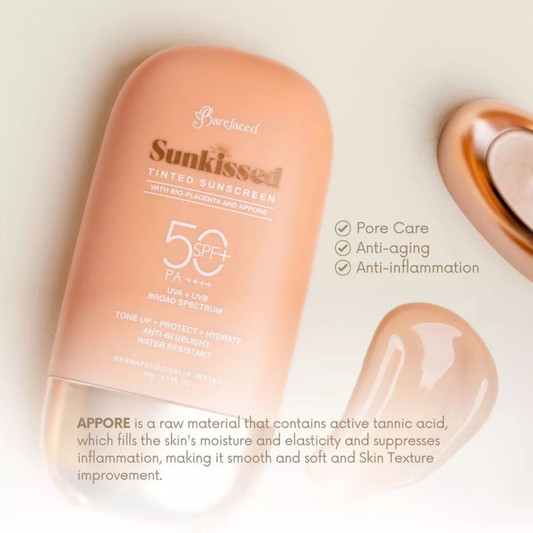 Sunkissed Tinted Sunscreen 50g by Barefaced